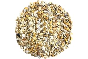 GELB&SCHWARZ Small Green Stones Polished River Rocks For Ornamental Plants Aquarium Gravel Stones For Potted Plants Succulents Bonsai Terrarium Fairy Garden DIY Project 100g Stones for Jewelry Making (F, One Size)