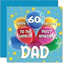 Stuff4 Carte D'anniversaire De 58 Ans Pour Papa - World's Most Amazing