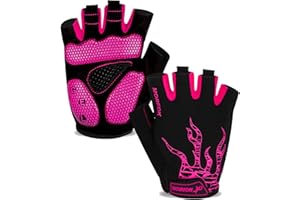 MOREOK Cycling Gloves Bike Gloves for Men/Women-[5MM Gel Pad] Biking Gloves Half Finger Bicycle Gloves Exercise Workout Gloves for Cycling/Weight Lifting/Gym/Motorcycle/Rowing