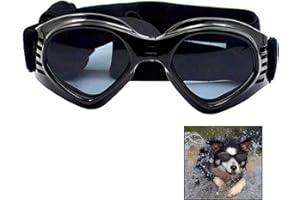 iwobi Lunettes pour Chien, Lunettes pour Animaux de Compagnie, Lunettes pour Chiots Protection Contre Les Rayons UV du Vent