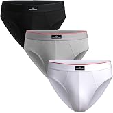 DANISH ENDURANCE Men's Slip, Men's Cotton Briefs, Breathable Briefs | Classic Cotton Briefs Soft Breathable Stretch Daily Spo