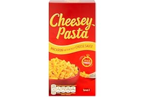 MALLX Mondelez Cheesey Pasta 190g (Pack of 6) Macaroni with a Tasty Cheese Sauce. Meal in 8 Minutes.