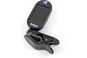 Octopus Ukulele OC-440 Clip On Tuner with LCD Screen,Black