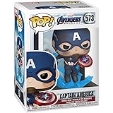 Funko POP! Marvel: Avengers Endgame - Captain America With Broken Shield & Mjolnir - Figura in Vinile da Collezione - Idea Re