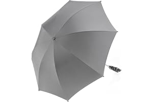ZAMBOO Ombrellino Per Passeggino Universale con Protezione Anti UV 50+ - Ombrello Passeggino Diametro 73cm, Flessibile per Telai Rotondi o Ovali -