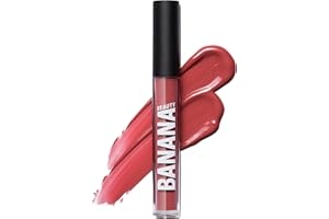 ‎BANANA BEAUTY Banana Beauty Semi Matte Liquid Lipstick mit 10h Halt (Heat Me! / rötliches Nude) – Lippenstift matt für volle Lippen – Schutz vor Austrocknen & intensives Volumen