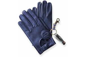 COLOURLINX Lederhandschuhe für Herren, modisch, weich, echtes Lammfell, Chauffeur-Biker, ungefüttert, Retro, klassisch, Auto, Fahrrad, Sport, stilvolle Chauffeur-Handschuhe aus echtem Leder