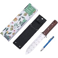 CIELCERA Hori Hori Garden Messer, Ideal - Graben im Garten - und Landschaftsbau Jäten Instrument, Klinge aus Rostfreiem…