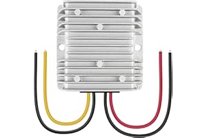 SUPERNIGHT DC 12V Step Up to 24V 5A 120W Power Booster DC Spannungswandler Wasserdicht für Golf Cart