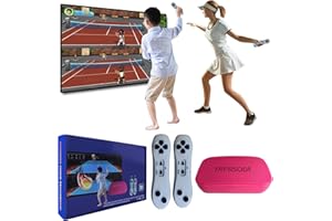 YRPRSODF TV Game Console Built in 100+ Games, Handheld Video Game Machine with 2.4G Wireless Gamepad control, HD Output, Interactive& Puzzle Games Toy Gift for kids Boys & Girls