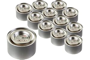 RINKLAKE W. 12 x GermanFire Safety Fuel Paste Made of Non-Toxic Ethanol, 200 g Burning Time 2.5 Hours Per Can, Fuel Gel for Chafing Dish, Food Warmer, Warming Container, Rechaud