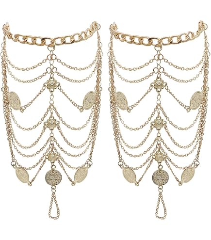 6 Stück Fußkette Damen – Barfußsandalen Fußschmuck Mit Zehenring, Gold Strass Perle Boho, Für Strand & Hochzeit