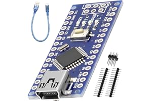 Nano 328P Scheda di sviluppo microcontrollore AYWHP Scheda madre da 1 pezzi con microchip CH340G con cavo USB Microcontrollore 5V 16M Interfaccia mini USB compatibile con Arduino IDE
