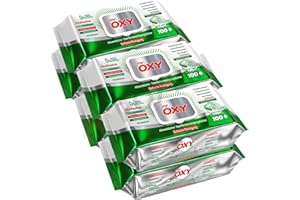 ROXLIN Mr. OXY Maxima Allzweck-Reinigungstücher Streifenfrei, Fettlösend, Schnell Trocknend, Duft nach Weißer Seife – Mit Weißem Essig & Natron – Ohne Nachspülen, Einfache Reinigung (Pack of 6)