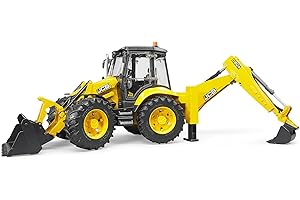 bruder 02454 - Koparka JCB 5CX eco - 1:16 Pojazd budowlany, Plac budowy, Łyżka, Koparka, Robotnik, bworld, Maszyna budowlana, Zabawka