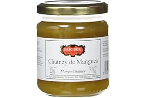 ERIC BUR Chutney de Mangues 220 g - Lot de 3