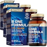 Nutraxin Bone Formula كالسيوم مغنيسيوم + كولاجين &ndash; 90 قرصًا: النوع الأول كولاجين، كالسيوم، فيتامين د، مغنيسيوم، زنك ونحاس
