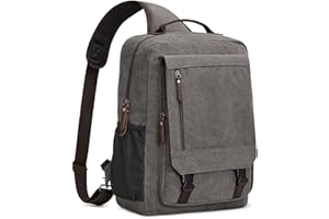 S-ZONE Sling plecak męski, torba na klatkę piersiową, 13 cali, crossbody, torba na ramię, torba sportowa, na bodybag Sling Bag, plecak na co dzień, do aktywności na świeżym powietrzu, wędrówek, jazdy