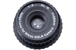 Holga HL-N - Obiettivo per fotocamera Nikon DSLR, colore: Nero