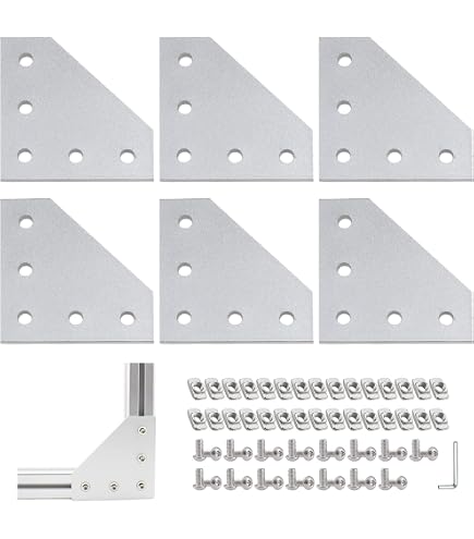 90° Eckverbinder Für Alu-LED-Profile – 16,7x11,8 Cm, Innenbreite 47 Mm, Eloxiert, Für Trockenbau