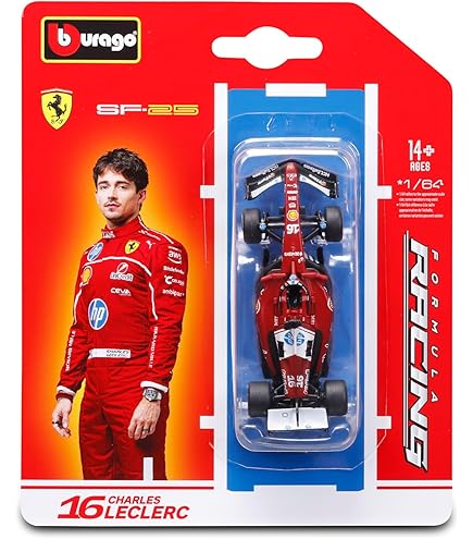 Bburago - F1 Ferrari SF-25#44 Lewis Hamilton 2025, 1:64 Scale
