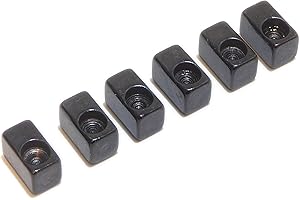 FVLFIL Black Floyd Rose Tremolo Saddle Blocks set of 6