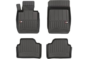 M MOTOS Alfombrillas de Goma para BMW Serie 3 E90 2004-2012 Mejore la Comodidad de Sus Viajes con la Alfombra Antideslizante Car 3D- Alfombrillas de Coche para Varias Estaciones