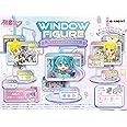Rement Hatsune Miku Series WINDOW FIGURE Collection Approx. H 4.5 x W 2.8 x D 2.4 inches (115 x 70 x 60 mm), PVC