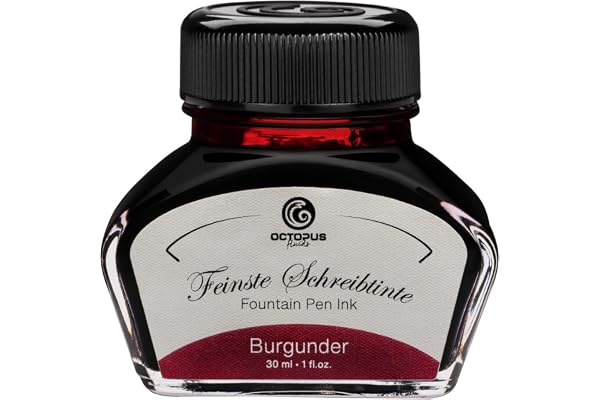 Encre premium pour stylos-plume et plumes, différents coloris, 30 ml 30 ml bourgogne