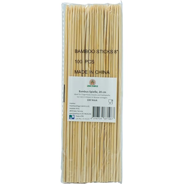 Wisefood Cure-dents En Bois De Bouleau - 6,5 Cm