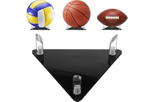 Thinp 1 Bollställ, Bollställ fotbollsstativ Bollhållare Bollhållare Stående fotbollsstativ Kulestativ Bollregal Klar Triangel Baskethållare Akrylställ Volleyboll Fotboll