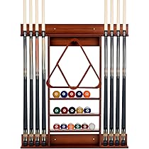 Support De Queues De Billard à 8 Trous - Rack Carré En Bois, 30x30x60 Cm, Avec Anneaux Protecteurs