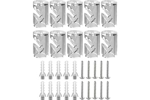 OASHISU Decentratore a V da Soffitto per Cavi Elettrici, Decentratore a Soffitto, Decentratore Cavo Elettrico, Decentratore Lampadario, Gancio da Soffitto o Parete, Fermacavo, 10 PEZZI (TRASPARENTE)