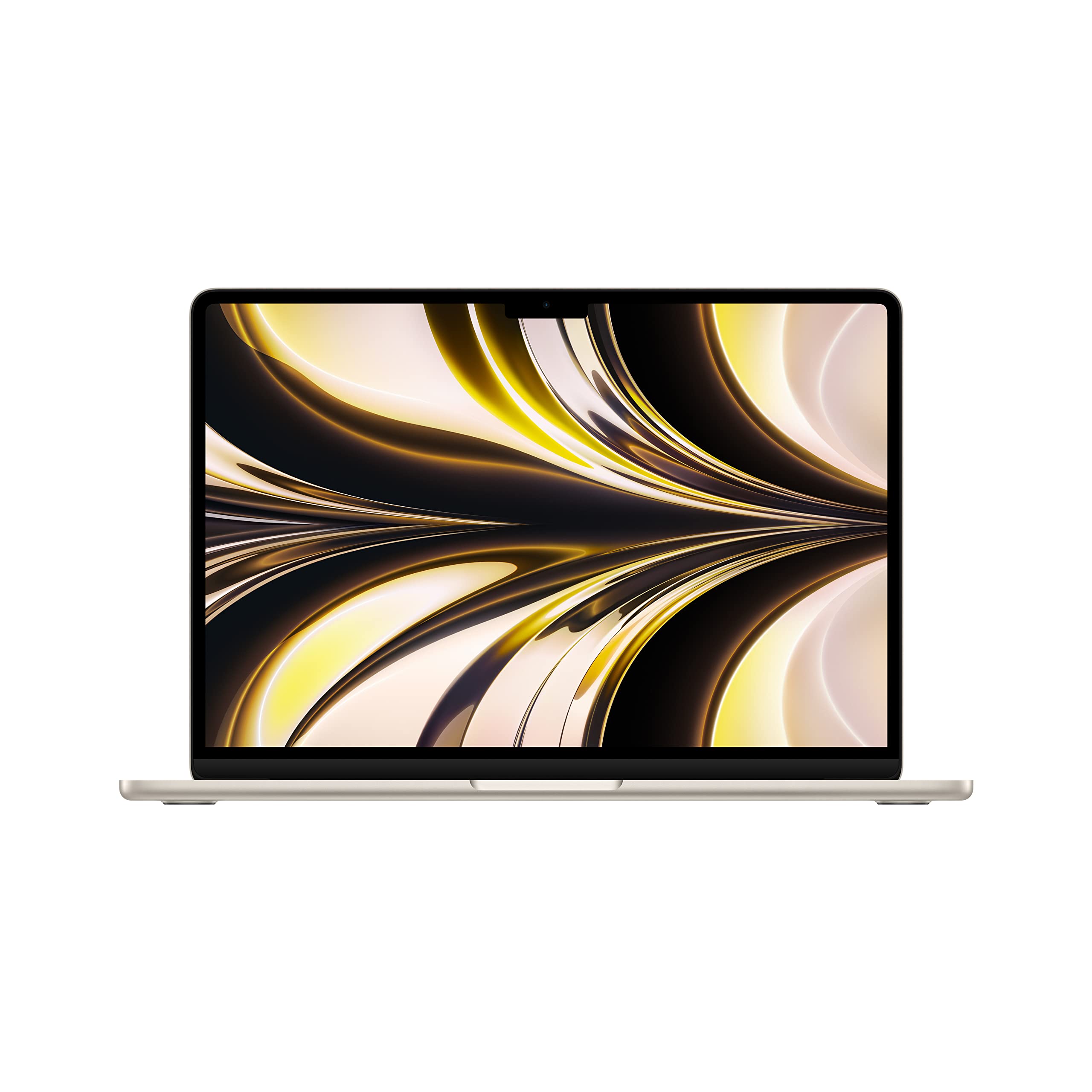2022 Apple MacBook Air Laptop with M2 chip: 13.6-inch Liquid Retina Display, 16GB RAM, 256GB SSD Storage, Backlit Keyboard, 1080p FaceTime HD Camera. Works with iPhone and iPad; Starlight