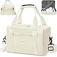CS COSDDI Designed for Ryanair Cabin Bag 40x20x25 Underseat Carry-ons Bag, Expandable for Easyjet Cabin Bag Travel Bag with Trolley Sleeve Weekend Overnight Bag Hand Luggage Bag for Women Men