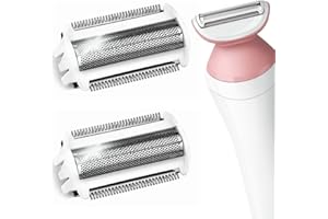 SHEBEEDO Shaver Replacement Heads for Philips Lady Shaver 2pcs,Replacement Shaving Foil Head for Electric Razor,Replacement Shaving Head for Ladies Razors Bikini Trimmer,Electric Shavers Razor Wet and Dry