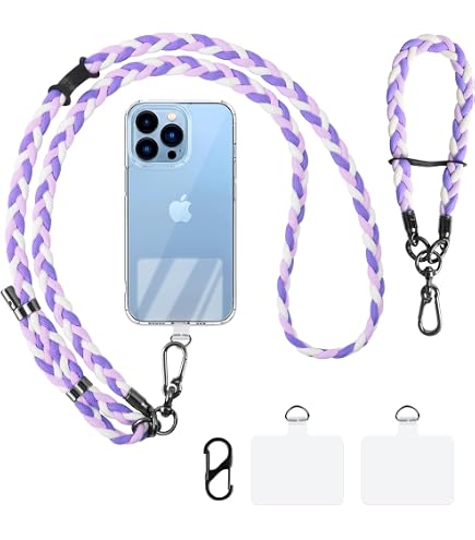 10x Universal Handy-Schlüsselbänder Verstellbar – Nylon, Bunt Gemischte Farben