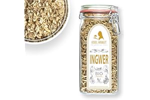 ‎EDEL KRAUT MANUFAKTUR DES LEBENS BIO INGWER GESCHNITTEN im Premium GLAS - Ginger Organic 500g | EDEL KRAUT - 100% naturrein - Premium Gewürze & Gewürzmischungen - frei von jeglichen Zusatzstoffen - kontrolliert biologischer Anbau…