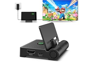 Switch TV Dock for NS Switch/Switch OLED, innoAura Switch Docking Station with Foldable and Portable Design, HDMI, Type-C and USB 3.0 Port