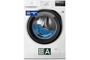 Electrolux 600 Lavatrice a carica frontale, EW6F210G, 10 Kg, SensiCare, Time Manager, Programma Hygiene/Rapido, Motore Inverter+, Flussimetro, Prosense, 847x597x636 mm, Color Bianco, Classe A