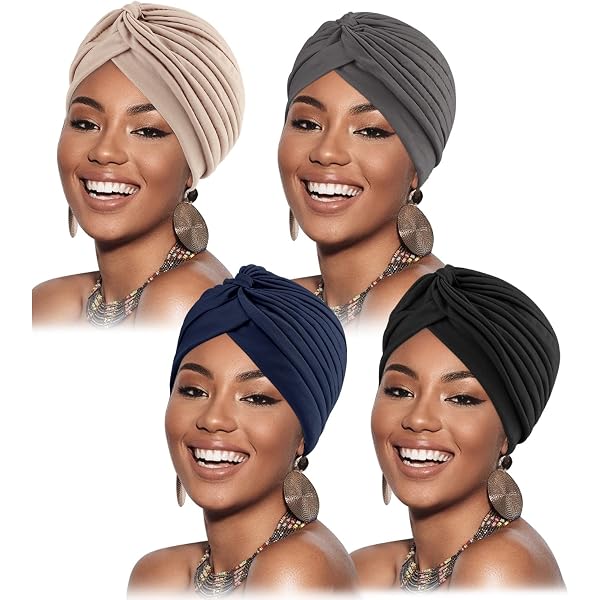 2 Bandane Turbante In Cotone Per Donna – Cappelli Chemio E Alopecia, Morbidi E Confortevoli, Ideali Per Dormire O Tutti I Giorni