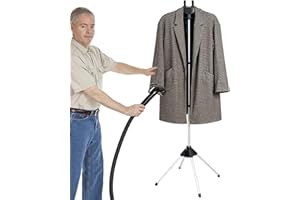 POVANJER Steam Iron Stand | Handheld Telescopic Clothes Steamer Stand - Steamer Accessories for Hotels Factories