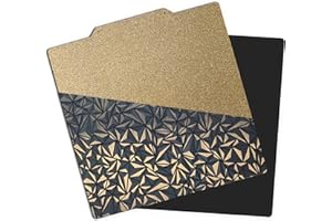 AJOYIB Teksturowana płyta grzewcza PEI i gładka PEO (wzór w romby), elastyczna płyta grzewcza, kompatybilna z CR-10, CR-10S Artillery Sidewinder X1 X2