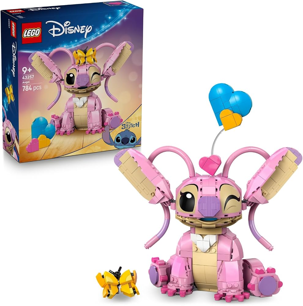 LEGO ǀ Disney Angel 43257 | 9 Yaş ve Üzeri Çocuklar için Lilo ve Stiç Karakterlerini İçeren Yaratıcı Oyuncak Yapım Seti, Doğum Günü Hediyesi (784 Parça)