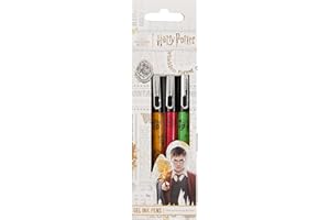 Helix Harry Potter Pens - 4 Black Ink Pens
