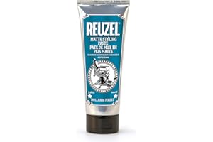 ‎REUZEL Reuzel Matte Styling Paste - Medium, Pliable Hold - Adds Thickness, Fullness, And Texture To The Hair - Contains Moisturizing Oils - Easy To Use - No Shine - Water-Soluble For Easy Rinsing - 3.38 Oz