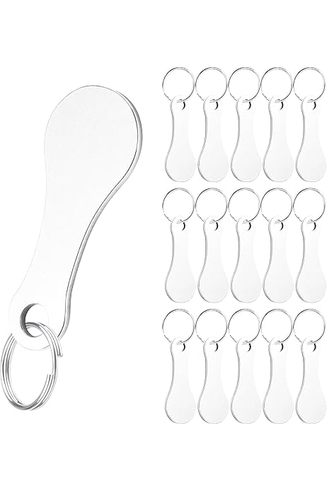 Portachiavi Per Carrello Spesa - 4 Pezzi In Metallo, Gettone Universale Per Supermercati - Foto 8