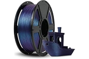 FLASHFORGE Filamento per stampante 3D Filamento Camaleonte PLA cambia colore 1,75 mm, cambia colore con la luce e gli angoli, bobina da 1 kg (2,2 libbre), dimensioni precise +/- 0,02mm (Nebula Purple)
