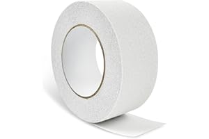 JESDAVAN Bande Antidérapante Escalier, Adhésif Antidérapant, 5cm*10m Scotch Antidérapant, Bande Antidérapante, Empêche Personnes Âgées, Enfants et Animaux Domestiques de Glisser/de Tomber, Transparent