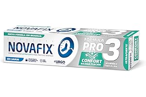 Urgo Novafix - Pro3 Confort Sin sabor - Crema adhesiva dentaduras postizas 40 g